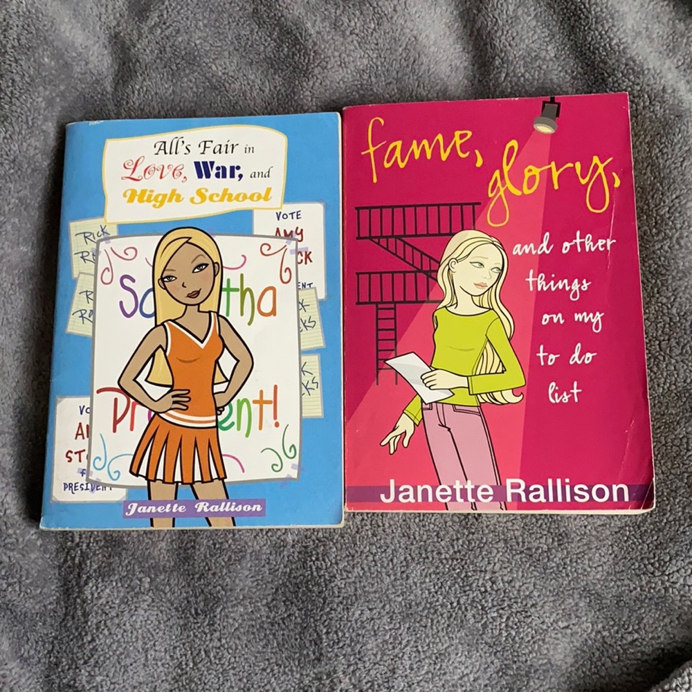 Author Janette Rallison paperback books